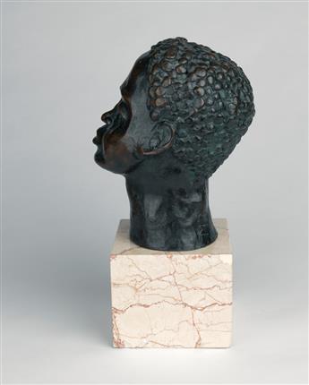 MARGARET BURROUGHS (1915 - 2010) Head of a Girl.